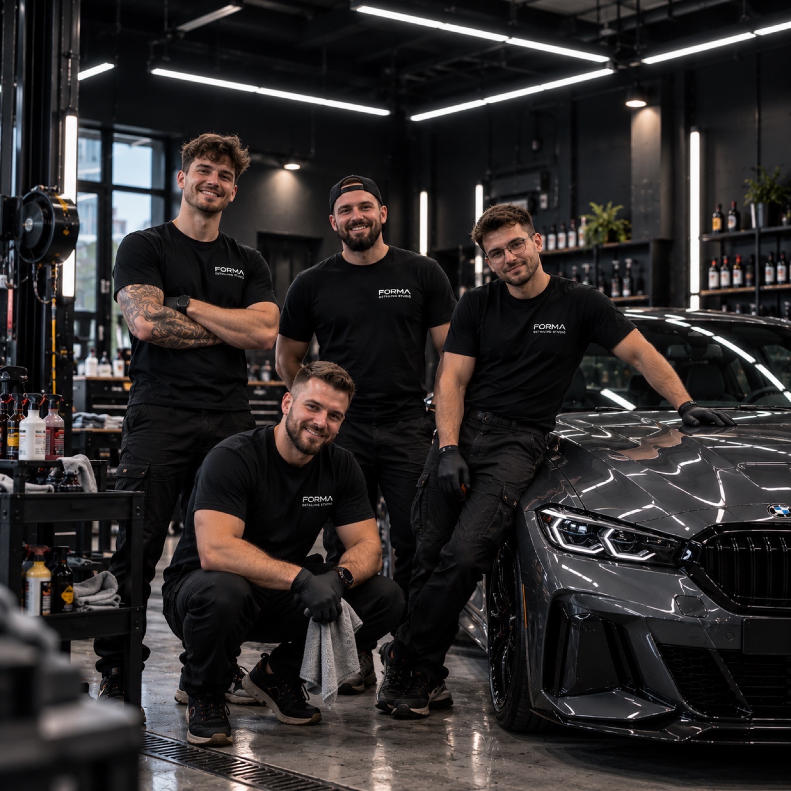 Zespół FORMA Detailing Studio w pracy